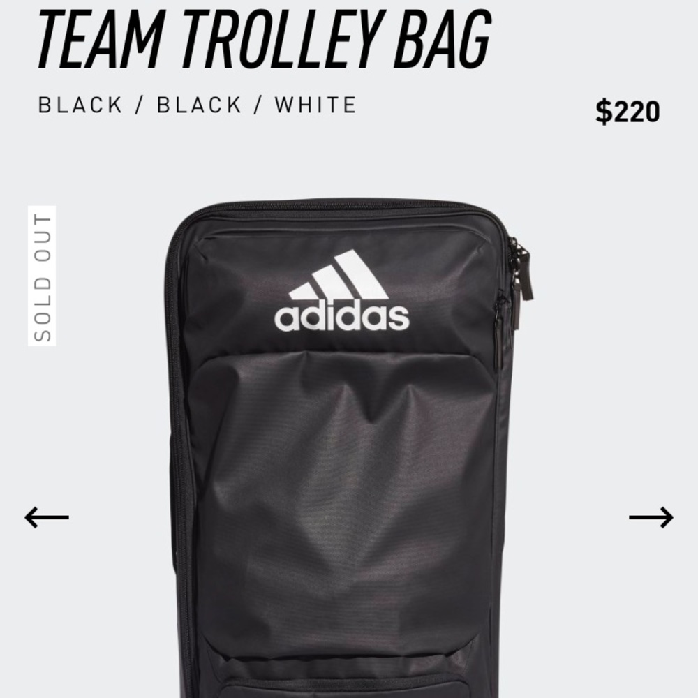 Adidas Team Trolley Roller Bag